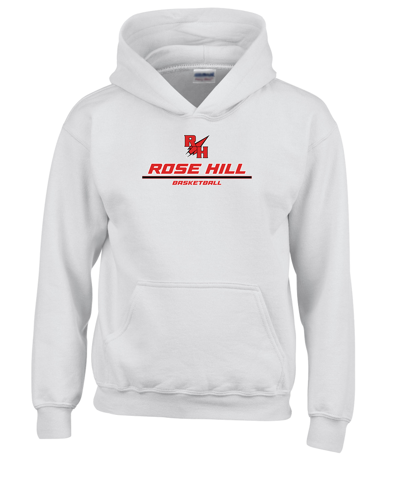 Rose Hill HS Basketball Split - Cotton Hoodie