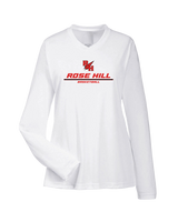 Rose Hill HS Basketball Split - Womens Performance Long Sleeve