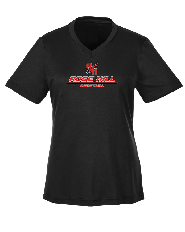 Rose Hill HS Basketball Split - Womens Performance Shirt