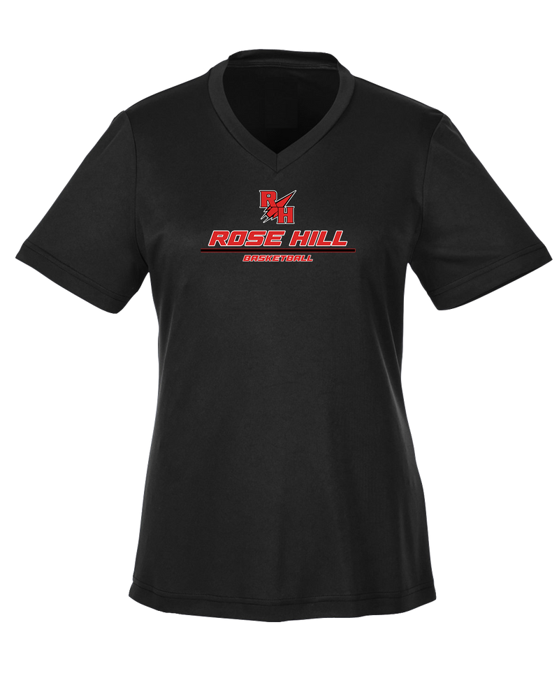 Rose Hill HS Basketball Split - Womens Performance Shirt