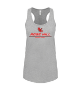 Rose Hill HS Basketball Split - Womens Tank Top