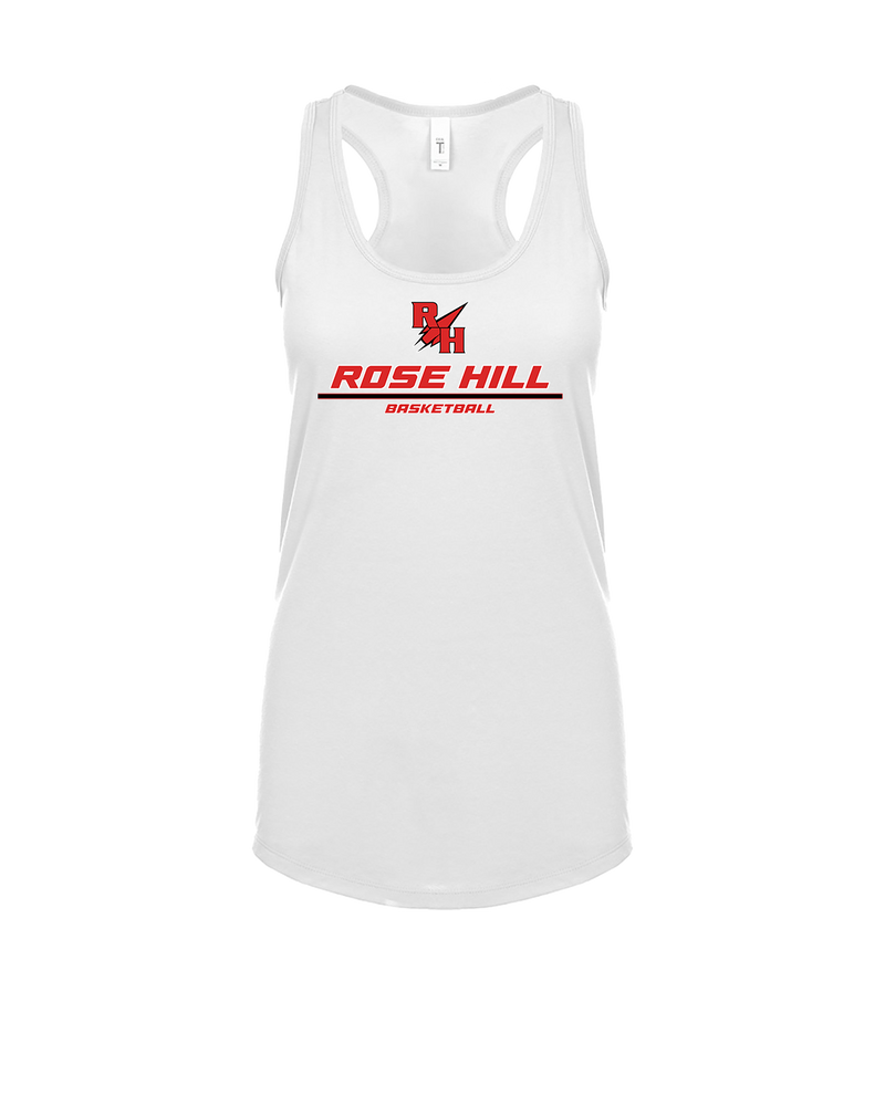 Rose Hill HS Basketball Split - Womens Tank Top