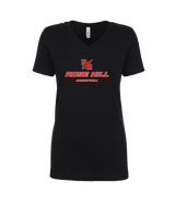 Rose Hill HS Basketball Split - Womens V-Neck