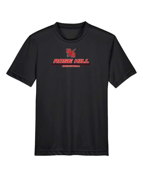 Rose Hill HS Basketball Split - Youth Performance T-Shirt