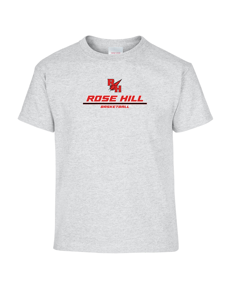 Rose Hill HS Basketball Split - Youth T-Shirt