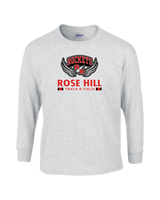 Rose Hill HS Track and Field Stacked - Mens Basic Cotton Long Sleeve