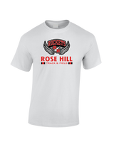 Rose Hill HS Track and Field Stacked - Cotton T-Shirt