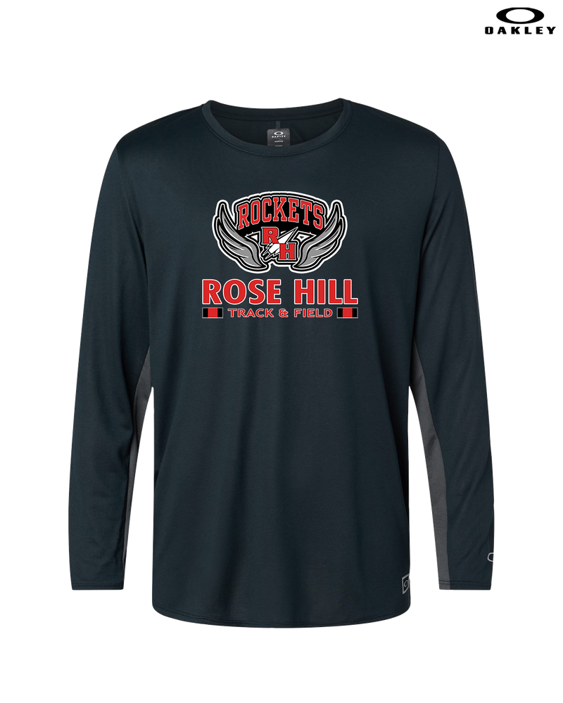 Rose Hill HS Track and Field Stacked - Oakley Hydrolix Long Sleeve