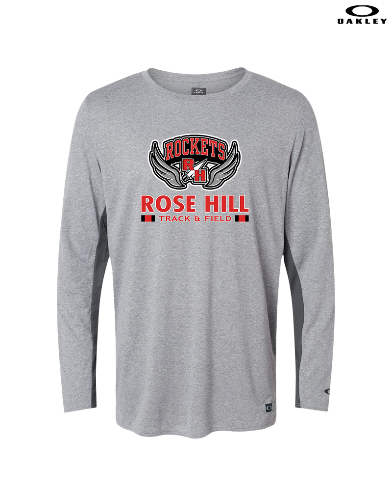 Rose Hill HS Track and Field Stacked - Oakley Hydrolix Long Sleeve