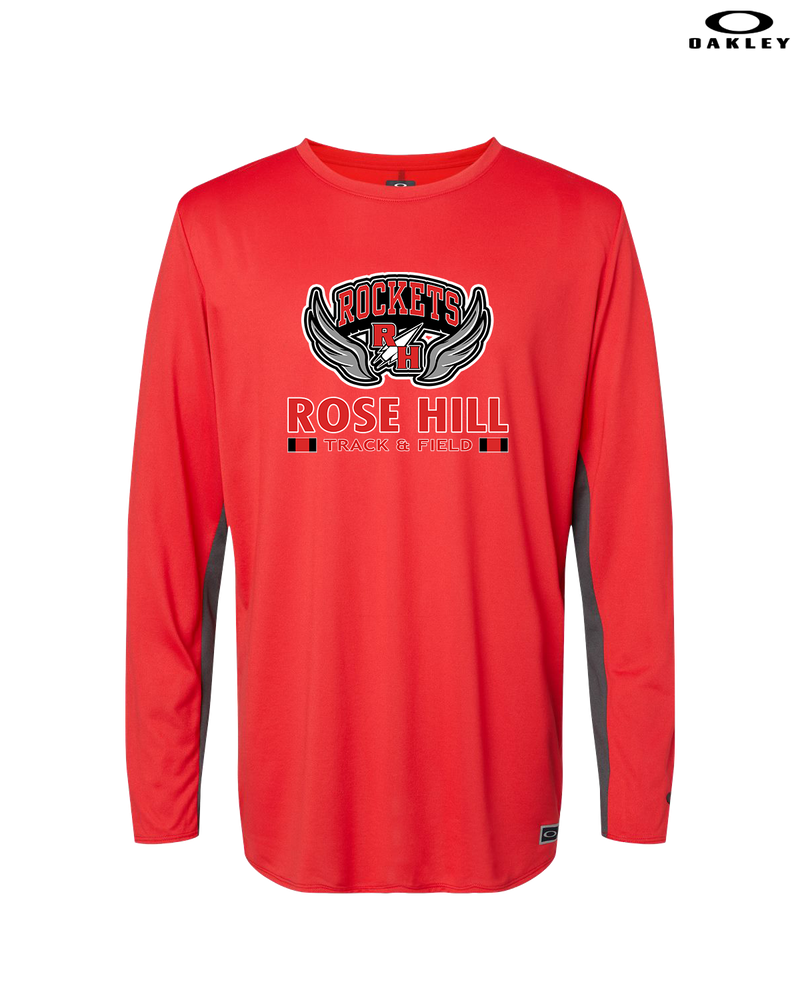 Rose Hill HS Track and Field Stacked - Oakley Hydrolix Long Sleeve