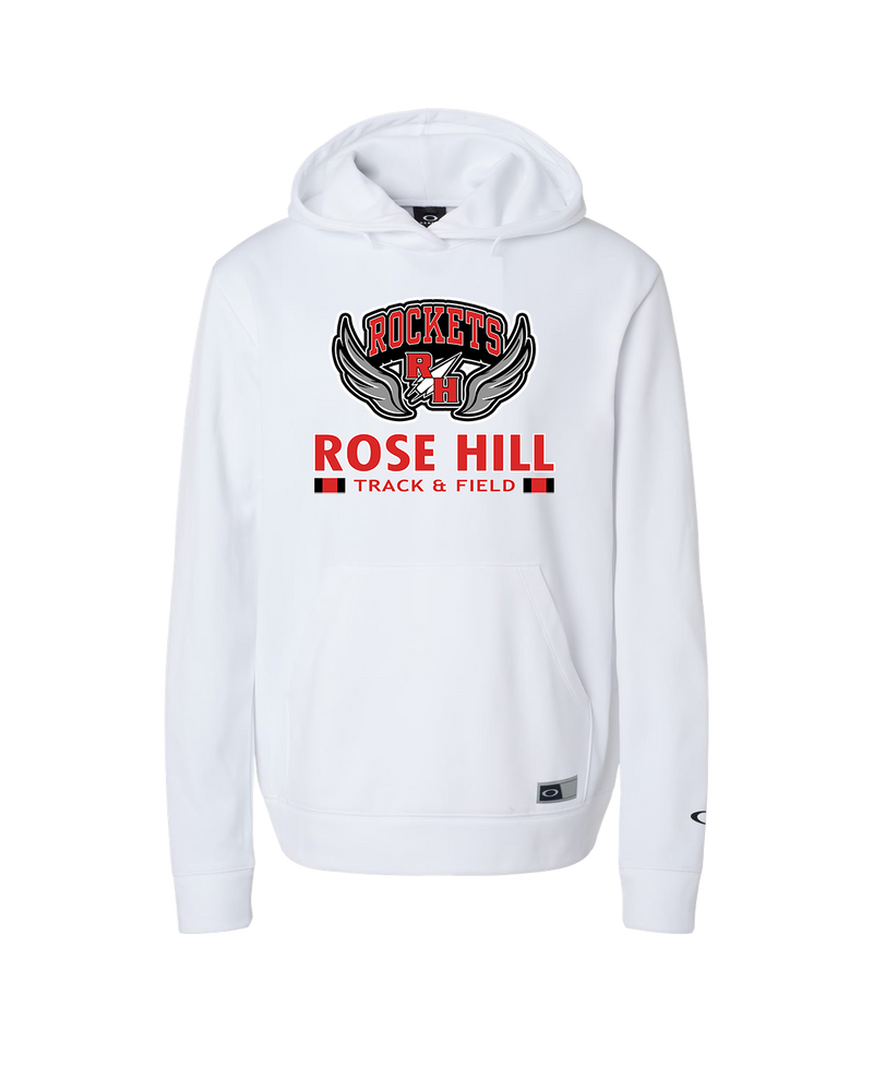 Rose Hill HS Track and Field Stacked - Oakley Hydrolix Hooded Sweatshirt