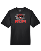 Rose Hill HS Track and Field Stacked - Performance T-Shirt