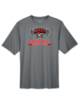 Rose Hill HS Track and Field Stacked - Performance T-Shirt