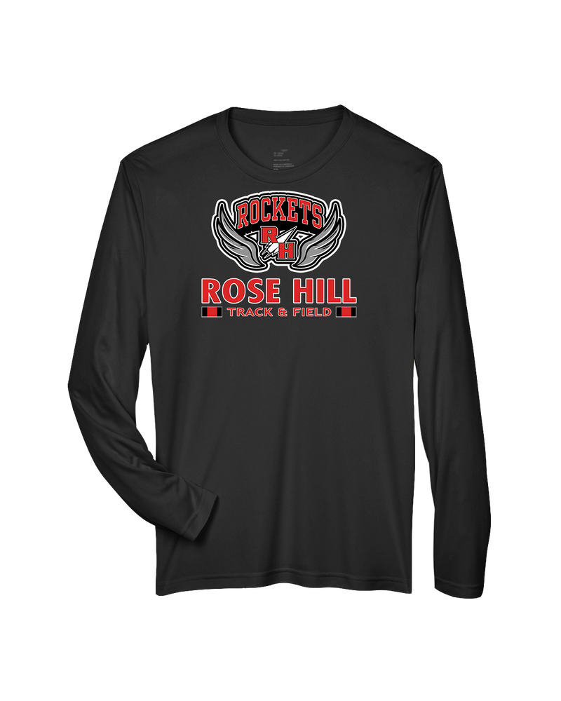 Rose Hill HS Track and Field Stacked - Performance Long Sleeve