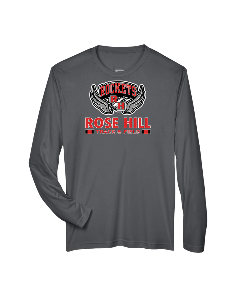 Rose Hill HS Track and Field Stacked - Performance Long Sleeve