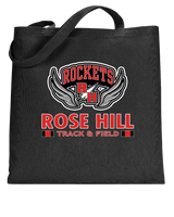 Rose Hill HS Track and Field Stacked - Tote Bag