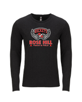 Rose Hill HS Track and Field Stacked - Tri Blend Long Sleeve