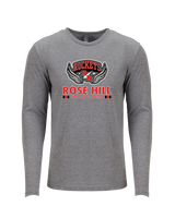 Rose Hill HS Track and Field Stacked - Tri Blend Long Sleeve