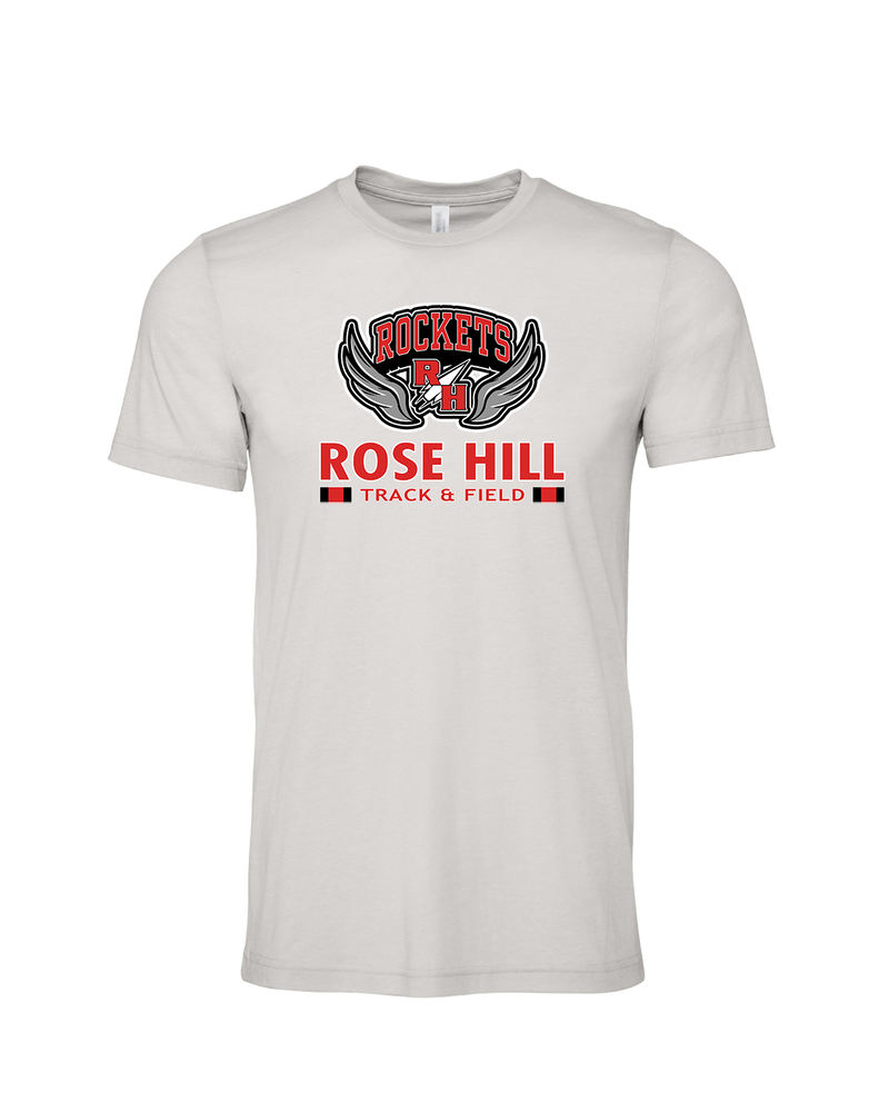 Rose Hill HS Track and Field Stacked - Mens Tri Blend Shirt