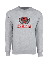 Rose Hill HS Track and Field Stacked - Crewneck Sweatshirt