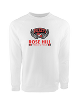 Rose Hill HS Track and Field Stacked - Crewneck Sweatshirt