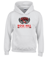 Rose Hill HS Track and Field Stacked - Cotton Hoodie