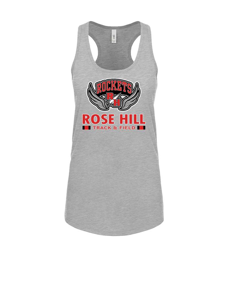 Rose Hill HS Track and Field Stacked - Womens Tank Top