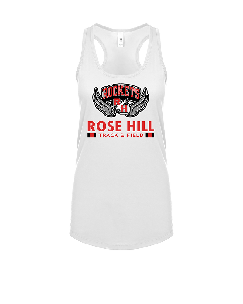 Rose Hill HS Track and Field Stacked - Womens Tank Top