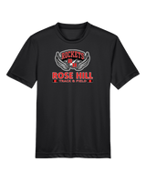 Rose Hill HS Track and Field Stacked - Youth Performance T-Shirt