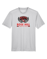 Rose Hill HS Track and Field Stacked - Youth Performance T-Shirt