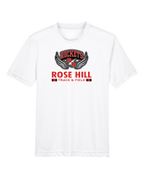 Rose Hill HS Track and Field Stacked - Youth Performance T-Shirt