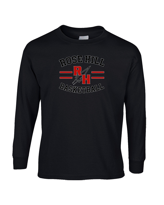 Rose Hill HS Boys Basketball Curve - Cotton Longsleeve