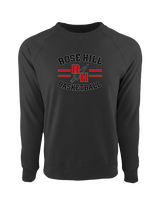 Rose Hill HS Boys Basketball Curve - Crewneck Sweatshirt