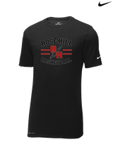 Rose Hill HS Boys Basketball Curve - Mens Nike Cotton Poly Tee