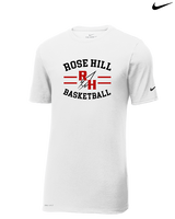 Rose Hill HS Boys Basketball Curve - Mens Nike Cotton Poly Tee