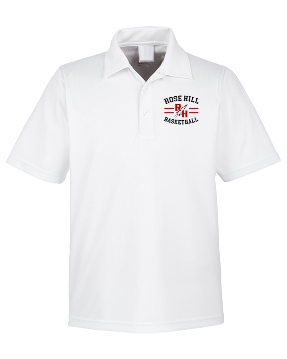 Rose Hill HS Boys Basketball Curve - Mens Polo