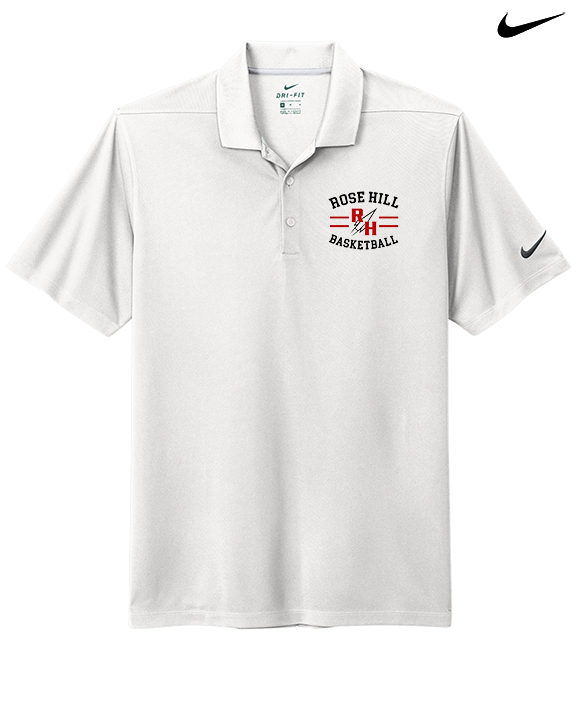 Rose Hill HS Boys Basketball Curve - Nike Polo