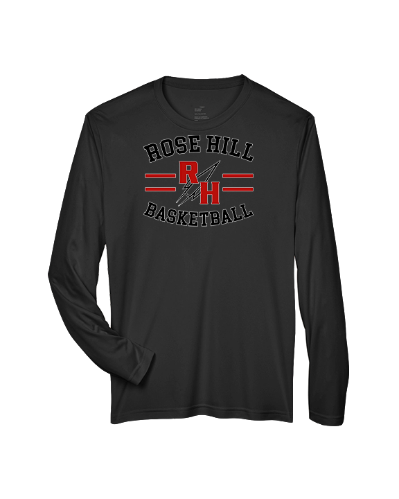 Rose Hill HS Boys Basketball Curve - Performance Longsleeve