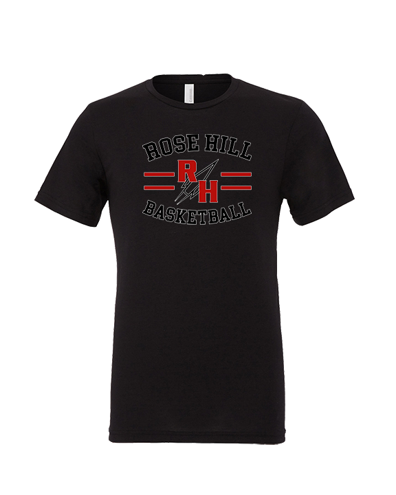 Rose Hill HS Boys Basketball Curve - Tri-Blend Shirt