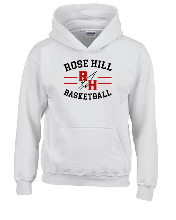 Rose Hill HS Boys Basketball Curve - Youth Hoodie