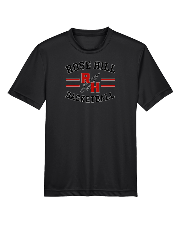 Rose Hill HS Boys Basketball Curve - Youth Performance Shirt