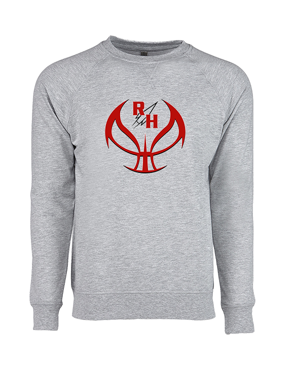 Rose Hill HS Boys Basketball Full Ball - Crewneck Sweatshirt