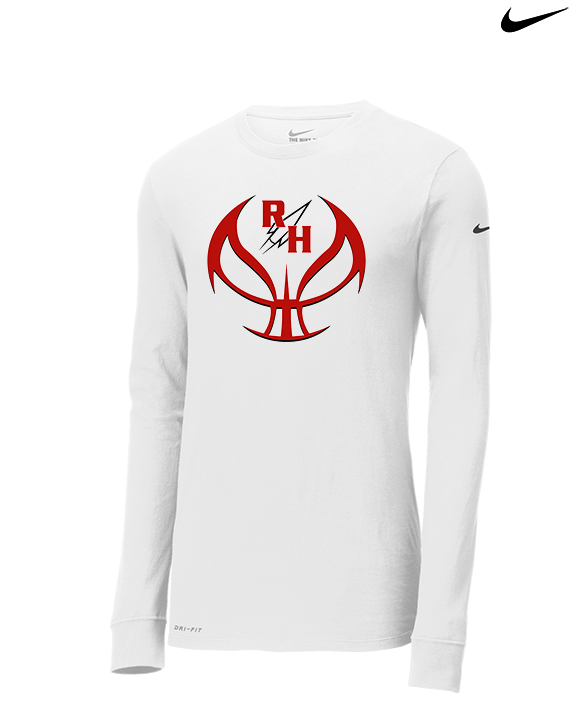 Rose Hill HS Boys Basketball Full Ball - Mens Nike Longsleeve