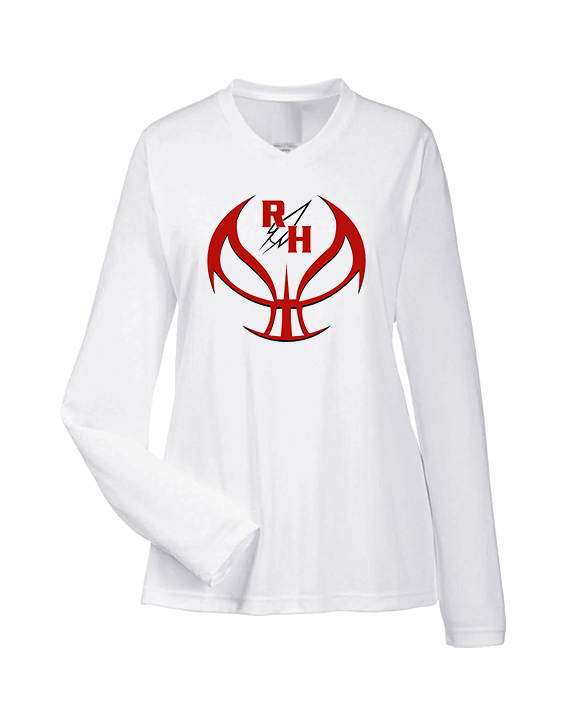 Rose Hill HS Boys Basketball Full Ball - Womens Performance Longsleeve