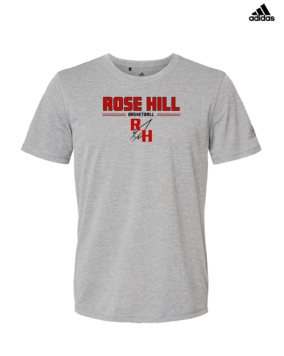 Rose Hill HS Boys Basketball Keen - Mens Adidas Performance Shirt