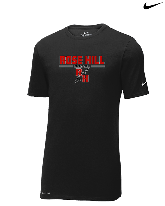 Rose Hill HS Boys Basketball Keen - Mens Nike Cotton Poly Tee