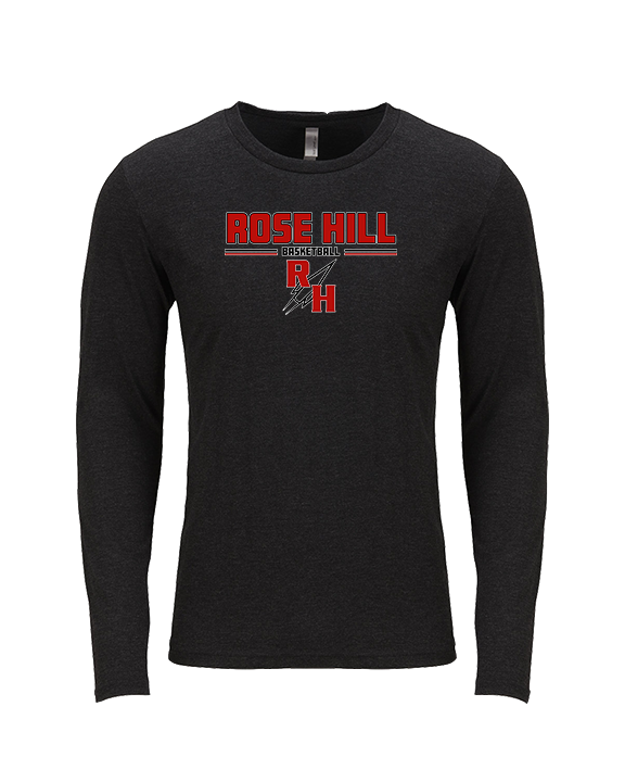 Rose Hill HS Boys Basketball Keen - Tri-Blend Long Sleeve