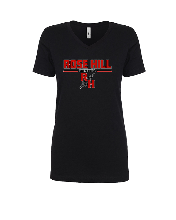 Rose Hill HS Boys Basketball Keen - Womens Vneck