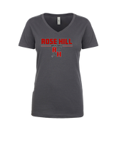 Rose Hill HS Boys Basketball Keen - Womens Vneck