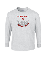 Rose Hill HS Boys Basketball Outline - Cotton Longsleeve